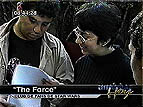 Humberto y Tatiana revisando el programa